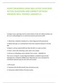 HURST &lpar;READINESS EXAM 3&4&rpar; LATEST 2024&sol;2025  ACTUAL QUESTIONS AND CORRECT DETAILED  ANSWERS WELL VERIFIED &vert;GRADED A&plus;