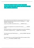 NCCER MILLWRIGHT EXAM 2 LATEST 2024&sol;2025  ACTUAL QUESTIONS AND CORRECT DETAILED ANSWERS  WELL VERIFIED &vert;GRADED A&plus;