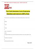 New York Insurance Exam Bundle Pack 2024