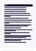 ACP &lpar;ANSWERS&rpar; 2024 - DISTINCTION GUARANTEED &sol; Complete Verified Latest Version