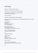 ACP drugs &lpar;ANSWERS&rpar; 2024 - DISTINCTION GUARANTEED &sol; Complete Verified Latest Version