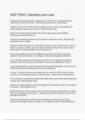 IAAP CPACC Standards and Laws &lpar;ANSWERS&rpar; 2024 - DISTINCTION GUARANTEED &sol; Complete Verified Latest Version