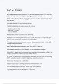 ESB V&period;2 EXAM 1 &lpar;ANSWERS&rpar; 2024 - DISTINCTION GUARANTEED &sol; Complete Verified Latest Version