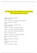     PTCB 2024 Exam questions and answers 100&percnt; guaranteed success&period;