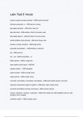 Latin Test 8 Vocab &lpar;ANSWERS&rpar; 2024 - DISTINCTION GUARANTEED &sol; Complete Verified Latest Version