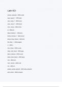 Latin 6Cr &lpar;ANSWERS&rpar; 2024 - DISTINCTION GUARANTEED &sol; Complete Verified Latest Version