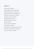 Latin ch 11 &lpar;ANSWERS&rpar; 2024 - DISTINCTION GUARANTEED &sol; Complete Verified Latest Version