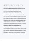 ECO 2013 Final FSU Part I &lpar;Ch 1&comma; 2&comma; 3&comma; 7&comma; 8&rpar; &lpar;ANSWERS&rpar; 2024 - DISTINCTION GUARANTEED &sol; Complete Verified Latest Version