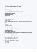 ECO2013 hammock FSU final &lpar;ANSWERS&rpar; 2024 - DISTINCTION GUARANTEED &sol; Complete Verified Latest Version