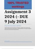 HED4807 Assignment 3 &lpar;COMPLETE ANSWERS&rpar; 2024 &lpar;525779&rpar;- DUE 9 July 2024 &semi; 100&percnt; TRUSTED workings&comma; explanations and solutions&period; 