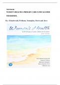 Test Bank-  Women's Health&colon; A Primary Care Clinical Guide&comma; 5th edition &lpar; Diane Marie Schadewald&comma; 2020&rpar;&comma; Chapter 1-26&vert;&vert; Latest Edition 