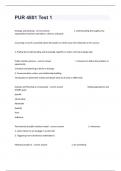 PUR 4801 Test 1 Complete Questions And Correct Detailed Answers&period;