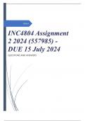 INC4804 Assignment 2 2024 &lpar;557985&rpar; - DUE 15 July 2024