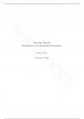 Solution Manual for Foundations of Mathematical Economics First Edition by Michael Carter&comma; All Chapters&period;