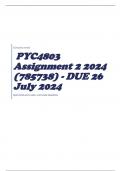 PYC4803 Assignment 2 2024 &lpar;785738&rpar; - DUE 26 July 2024