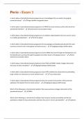 Perio - Exam 3 Questions With 100&percnt; Correct Answers&period;