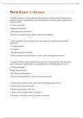 Perio Exam 1- Review Questions and Answers Fully Solved 100&percnt;