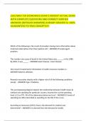 LSUS MHA 710 ECONOMICS EXAM 2 NEWEST ACTUAL EXAM  WITH COMPLETE QUESTIONS AND CORRECT VERIFIED  ANSWERS &lpar;DETAILED ANSWERS&rpar; ALREADY GRADED A&plus; 100&percnt;  GUARANTEED TO PASS CONCEPTS&excl;&excl;&excl;