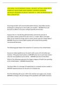 LSUS MHA 710 ECONOMICS EXAM 1 NEWEST ACTUAL EXAM WITH  COMPLETE QUESTIONS AND CORRECT VERIFIED ANSWERS  &lpar;DETAILED ANSWERS&rpar; ALREADY GRADED A&plus; 100&percnt; GUARANTEED TO  PASS CONCEPTS&excl;&excl;&excl;