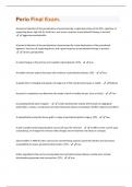 Perio Final Exam Questions and Answers Fully Solved 100&percnt;