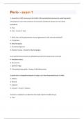 Perio - exam 1 Questions &plus; Answers Graded A&plus;