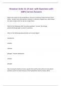 Knewton Units 11-13 test- with Questions with 100&percnt; Correct Answers