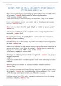 LETRS UNITS 5-8 EXAM QUESTIONS AND CORRECT  ANSWERS &vert; GRADED A&plus;