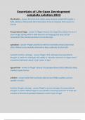 Essentials of Life-Span Development complete solution 2024
