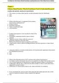 The Evidence-Based Practitioner Applying Research to Meet Client Needs 1st Edition Test Bank by Catana Brown  All Chapters &lpar;1-10&rpar; &vert; A&plus; ULTIMATE GUIDE