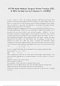  ATI RN Adult Medical Surgical Online Practice 2023 B 100&percnt; Verified Correct Solution A&plus; SCORED