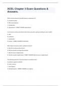 XCEL Chapter 3 Exam Questions & Answers&period;