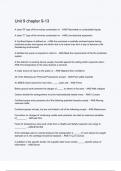 Unit 9 chapter 9-13 Questions with 100&percnt; Actual correct answers &vert; verified &vert; latest update &vert; Graded A&plus; &vert; Already Passed &vert; Complete Solution 2024 - 2025