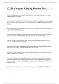 XCEL Chapter 5 Study Review Test&period;