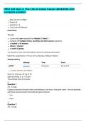 HIEU 322 Quiz 4&semi; The Life of Julius Caesar 2024&sol;2024 with complete solution