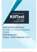 Huawei H12-891&lowbar;V1&period;0-ENU Practice Test 2024 - Achieve Success in Your Exam