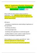 APM &num;1&colon; Application Portfolio Management &lpar;APM&rpar; CIS Exam ServiceNow Questions And Answers Update&excl;&excl; 2024