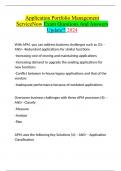 Application Portfolio Management ServiceNow Exam Questions And Answers Update&excl;&excl; 2024
