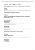 HESI A2 A&P Multiple Choice