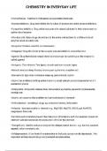 Chemistry in daily life 