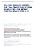 6531 NRNP COMBINED MIDTERM AND FINAL REVIEW EXAM WITH ALL 600 QUESTIONS AND CORRECT ANSWERS &vert; GRADED PASS A&plus; &excl;&excl;&excl;&excl;