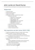 Samenvatting Wijsbegeerte Locke & Hume &lpar;herziene uitgave 2012&rpar; -  L Filosofische grondslagen van de geesteswetenschappen