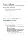 Samenvatting Wijsbegeerte Heidegger &lpar;herziene uitgave 2012&rpar; -  L Filosofische grondslagen van de geesteswetenschappen
