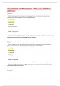 ATI Leadership and Management FINAL EXAM GRADED A&plus; 2024&sol;2025