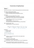 Samenvatting Economics of Agribusiness -  AEP33306 &lpar;AEP33306&rpar;