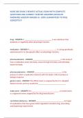 NURS 206 EXAM 2 NEWEST ACTUAL EXAM WITH COMPLETE  QUESTIONS AND CORRECT VERIFIED ANSWERS &lpar;DETAILED  ANSWERS&rpar; ALREADY GRADED A&plus; 100&percnt; GUARANTEED TO PASS  CONCEPTS&excl;&excl;&excl;