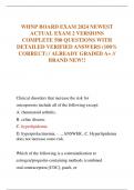 WHNP BOARD EXAM 2024 NEWEST  ACTUAL EXAM 2 VERSIONS  COMPLETE 500 QUESTIONS WITH  DETAILED VERIFIED ANSWERS &lpar;100&percnt;  CORRECT&rpar; &sol; ALREADY GRADED A&plus; &sol;&sol;  BRAND NEW&excl;&excl;