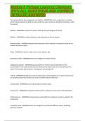 Module 6 Portage Learning Chemistry WITH ALL QUESTIONS AND CORRECT  DETAILED ANSWERS