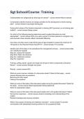 Sgt School&lowbar;Course&lowbar; Training Questions and answers