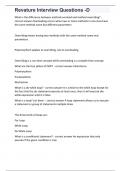 Revature Interview Questions -D&lpar; 175 quetions and answers&rpar; rated A&plus;