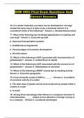 DHM 4993 PACKAGED EXAMS LATEST UPDATE 